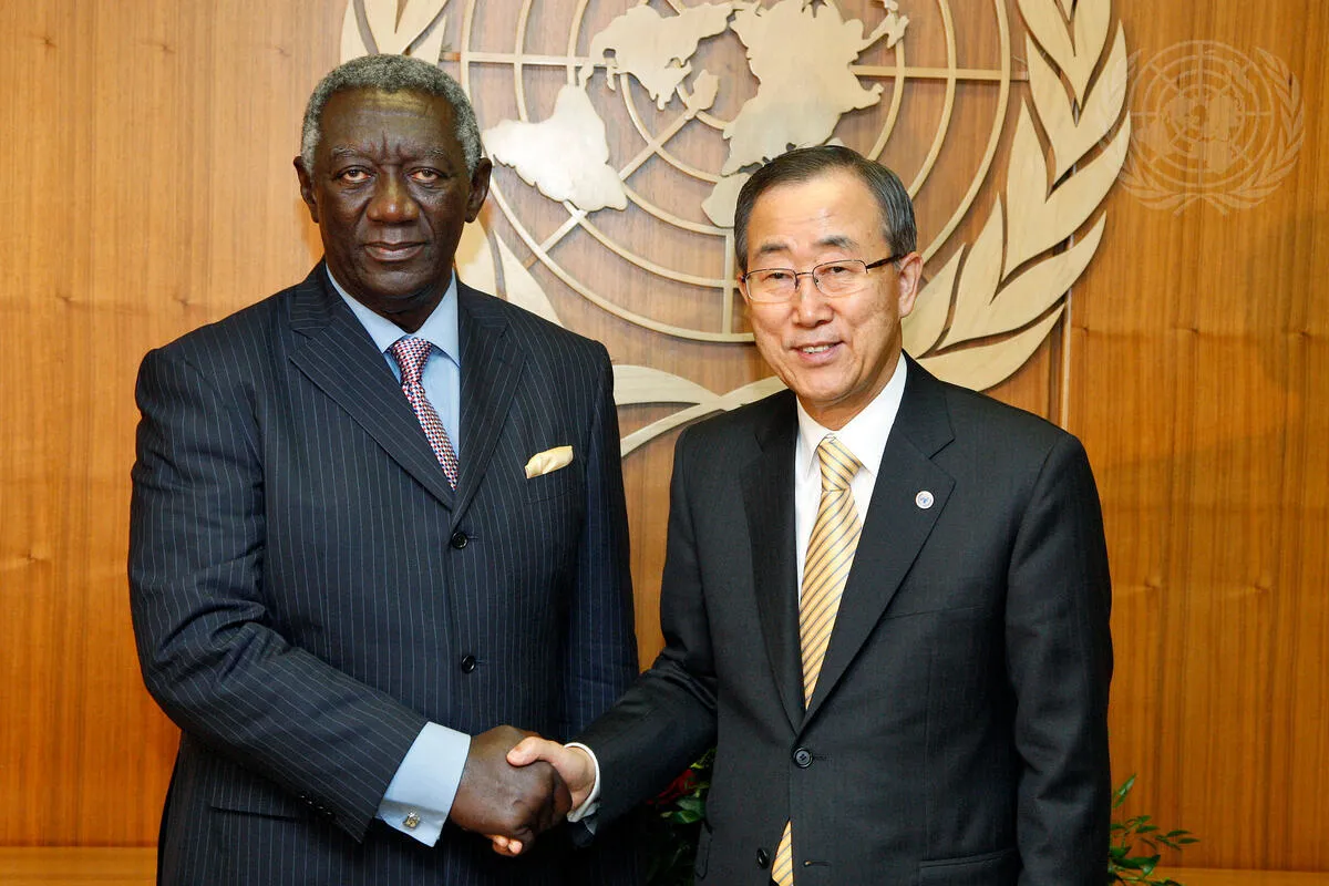 President Kufuor at the African Union